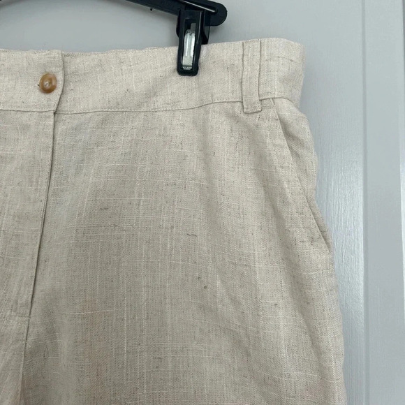 Santa Barbara Linen Blend Shorts Jorts size large NWT - Picture 5 of 13